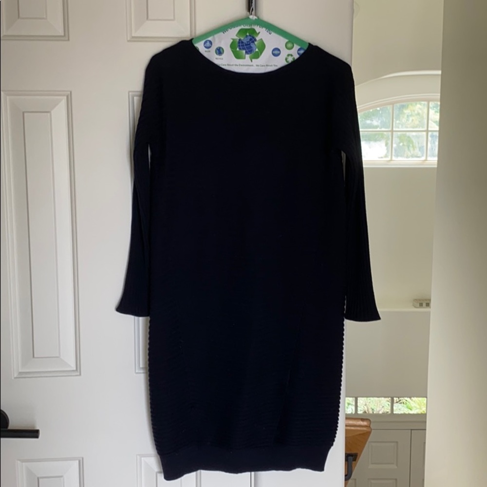 COS Navy Sweater Dress